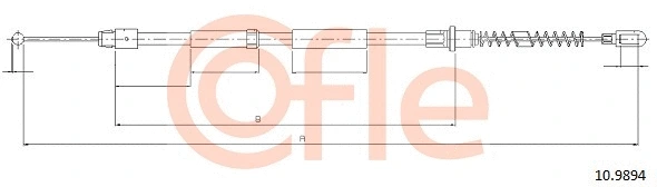 Cable Pull, parking brake (10.9894)