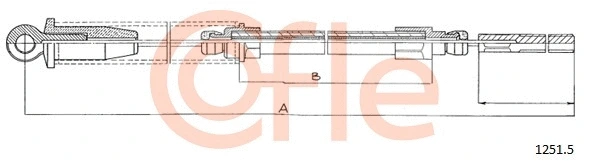 Cable Pull, parking brake (1251.2)