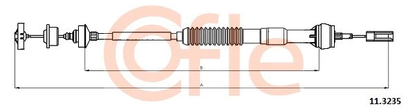 Cable Pull, clutch control (11.3235)