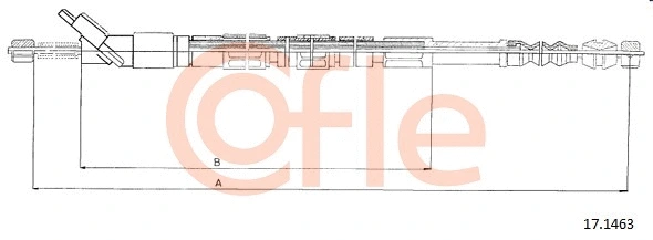 Cable Pull, parking brake (17.1463)