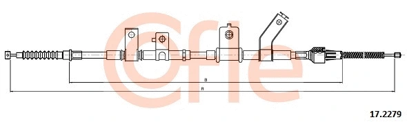 Cable Pull, parking brake (17.2279)