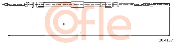Cable Pull, parking brake (10.4137)