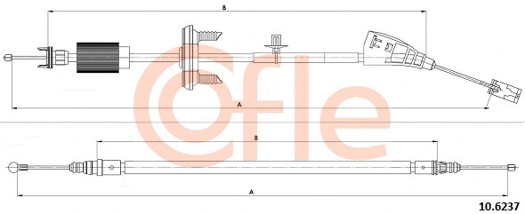Cable Pull, parking brake (10.6237)