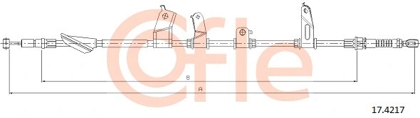 Cable Pull, parking brake (17.4217)