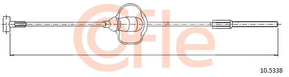 Cable Pull, parking brake (10.5338)