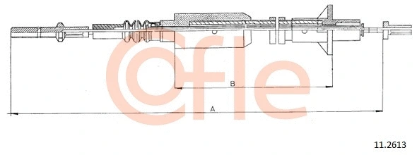 Cable Pull, clutch control (11.2613)