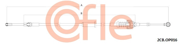 Cable Pull, manual transmission (92.2CB.OP016)
