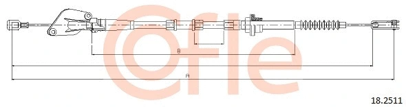 Cable Pull, clutch control (18.2511)