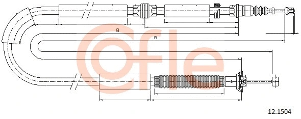 Cable Pull, parking brake (12.1504)
