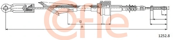 Cable Pull, clutch control (1252.8)