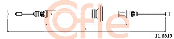 Cable Pull, parking brake (11.6819)