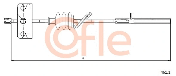 Cable Pull, parking brake (461.1)