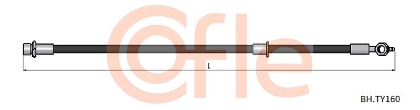 Brake Hose (92.BH.TY160)
