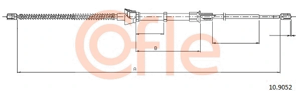 Cable Pull, parking brake (10.9052)