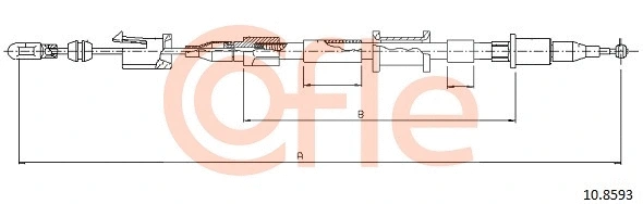 Cable Pull, parking brake (10.8593)