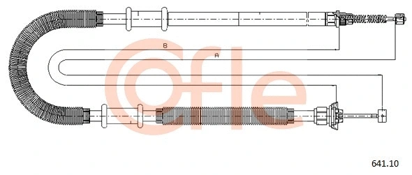 Cable Pull, parking brake (641.10)