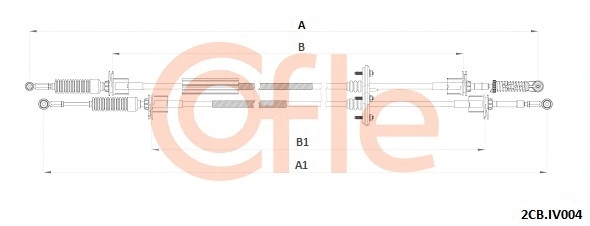 Cable Pull, manual transmission (92.2CB.IV004)