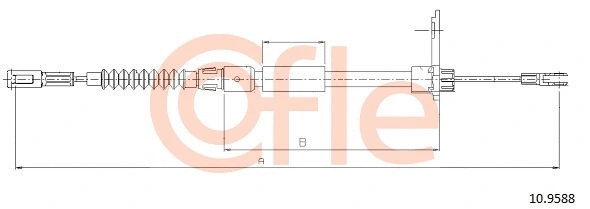 Cable Pull, parking brake (10.9588)