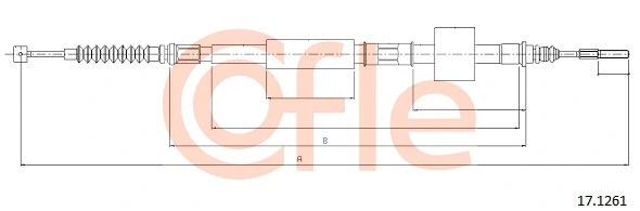 Cable Pull, parking brake (17.1261)