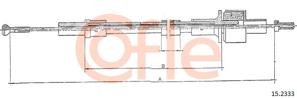 Cable Pull, clutch control (15.2333)