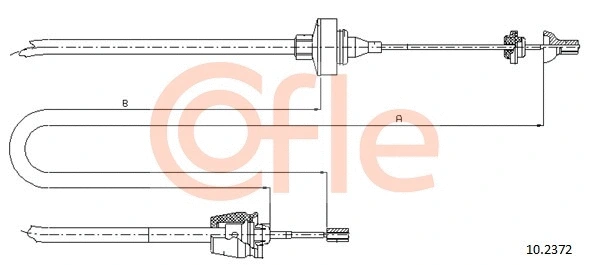 Cable Pull, clutch control (10.2372)