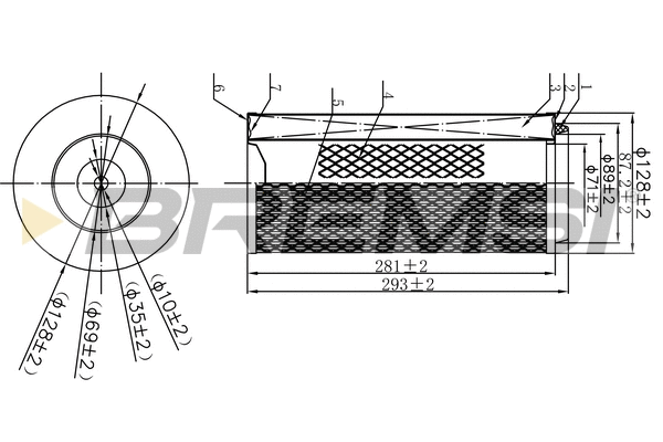 Air Filter (FA1665)