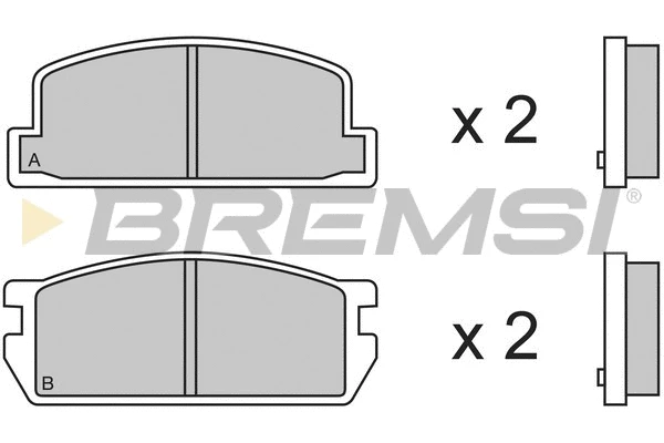 Brake Pad Set, disc brake (BP2298)