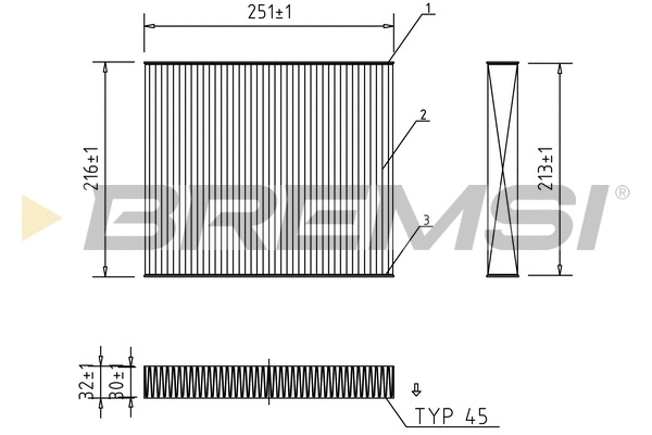 Filter, cabin air (FC0183)