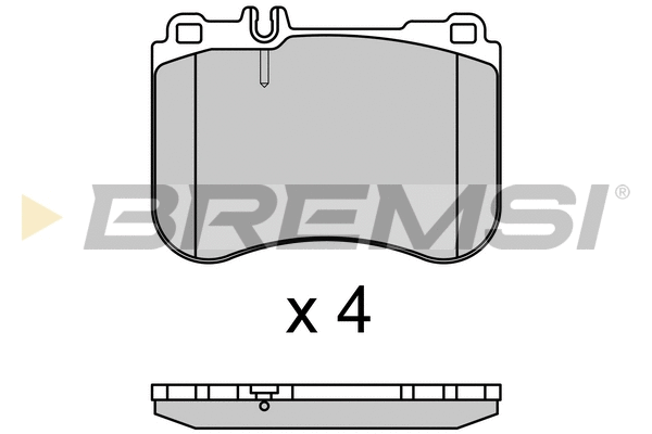 Brake Pad Set, disc brake (BP3696)