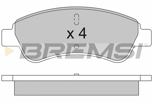 Brake Pad Set, disc brake (BP3504)