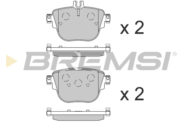 Brake Pad Set, disc brake (BP3859)