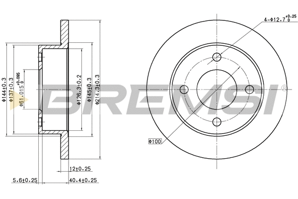 Brake Disc (CD6381S)