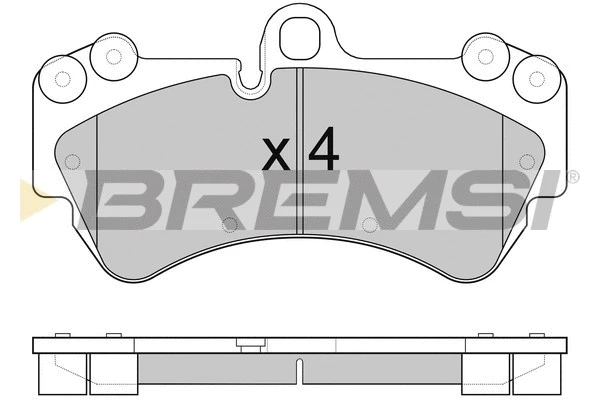 Brake Pad Set, disc brake (BP3098)