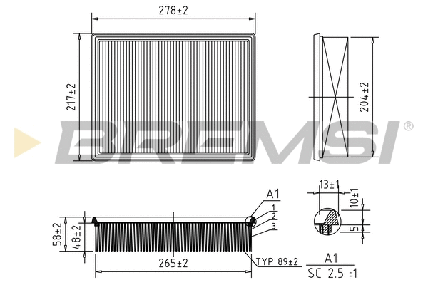 Air Filter (FA1651)