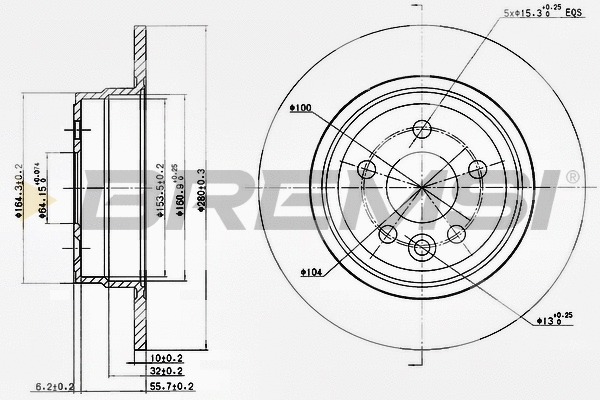 Brake Disc (CD7081S)