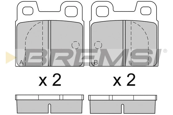 Brake Pad Set, disc brake (BP2090)