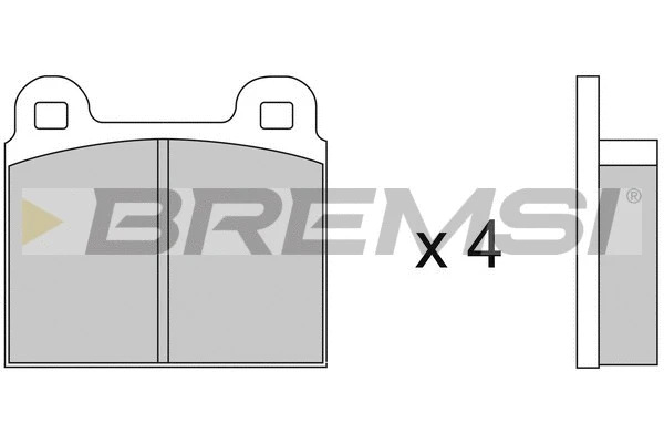 Brake Pad Set, disc brake (BP2082)