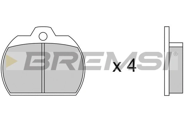 Brake Pad Set, disc brake (BP2083)