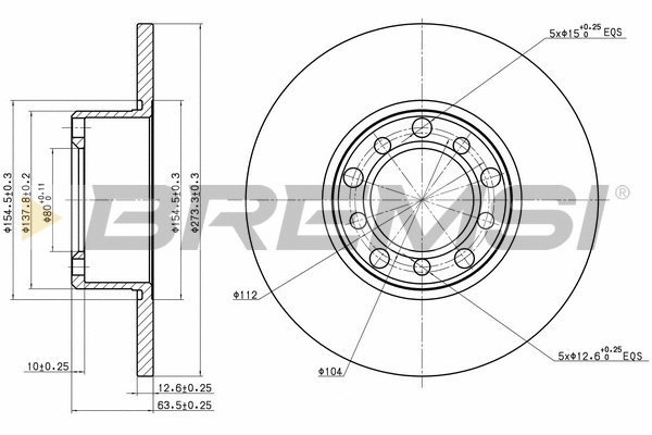 Brake Disc (CD6008S)
