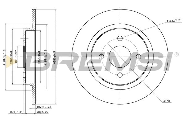 Brake Disc (CD7367S)