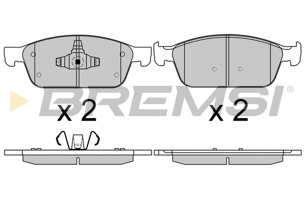 Brake Pad Set, disc brake (BP3751)