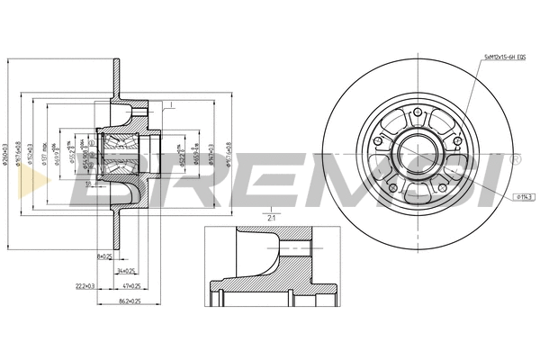 Brake Disc (CD7730S)
