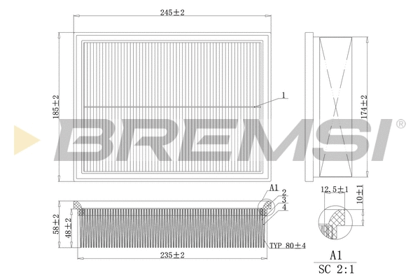 Air Filter (FA2125)