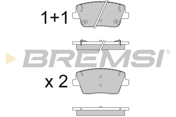 Brake Pad Set, disc brake (BP3831)