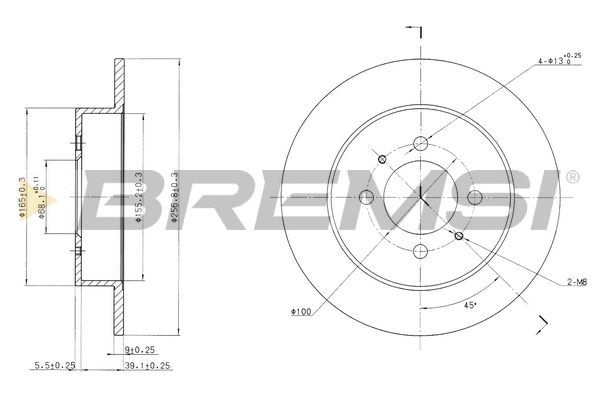 Brake Disc (CD6717S)