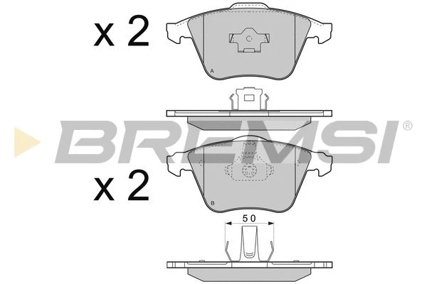 Brake Pad Set, disc brake (BP3301)