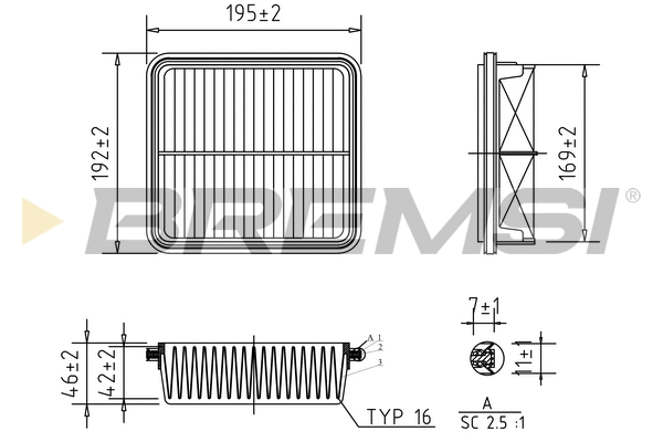 Air Filter (FA1276)