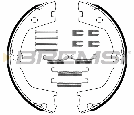 Brake Shoe Set, parking brake (GF0142-1)