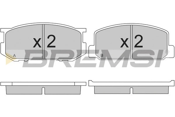Brake Pad Set, disc brake (BP2165)
