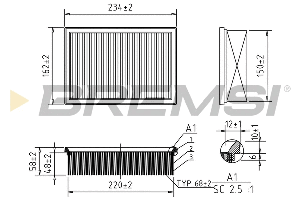 Air Filter (FA0597)